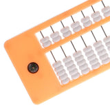Maxbell Maxbell 13 Rods Plastic= Traditional Chinese Beads Abacus Soroban Calculating Tool Children Educational Math Learning Aid Orange Frame