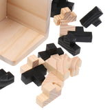 Maxbell Maxbell Wooden T Shape Tetris Blocks Brain Teaser Game Puzzle Jigsaw for Kids Adult