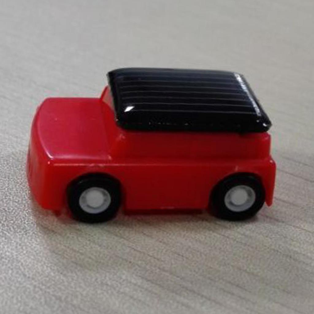 Maxbell Maxbell Novelty Educational Solar Powered MIni Car Robot Toy Children Gadget Gift 3.5cm Length Red Black