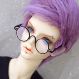 Maxbell 2 Pieces 1/3 BJD Hippy Round Glasses Eyewear for SD DOD Doll