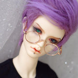 Maxbell 2 Pieces 1/3 BJD Hippy Round Glasses Eyewear for SD DOD Doll