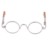 Maxbell 2 Pieces 1/3 BJD Hippy Round Glasses Eyewear for SD DOD Doll