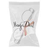 Maxbell 2 Pieces 1/3 BJD Hippy Round Glasses Eyewear for SD DOD Doll