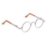 Maxbell 2 Pieces 1/3 BJD Hippy Round Glasses Eyewear for SD DOD Doll