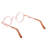 Maxbell 2 Pieces 1/3 BJD Hippy Round Glasses Eyewear for SD DOD Doll