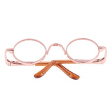 Maxbell 2 Pieces 1/3 BJD Hippy Round Glasses Eyewear for SD DOD Doll