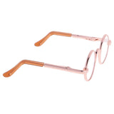 Maxbell 2 Pieces 1/3 BJD Hippy Round Glasses Eyewear for SD DOD Doll
