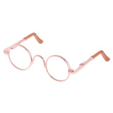 Maxbell 2 Pieces 1/3 BJD Hippy Round Glasses Eyewear for SD DOD Doll