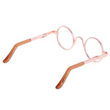 Maxbell 2 Pieces 1/3 BJD Hippy Round Glasses Eyewear for SD DOD Doll