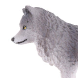 Maxbell Maxbell Lifelike Cute Nature Wild Animal Model Figurine Action Figures Kids Playset Toy Gray Wolf