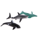 Maxbell Maxbell Lot 24Pcs PVC Mini Marine Animals Model Figures Kids Educational Toys Gifts