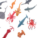 Maxbell Maxbell Lot 24Pcs PVC Mini Marine Animals Model Figures Kids Educational Toys Gifts