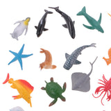 Maxbell Maxbell Lot 24Pcs PVC Mini Marine Animals Model Figures Kids Educational Toys Gifts