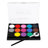 Maxbell 2 Sets 15 Colors Non-toxic Face Body Painting Halloween Fancy Party Art Kits