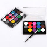 Maxbell 2 Sets 15 Colors Non-toxic Face Body Painting Halloween Fancy Party Art Kits