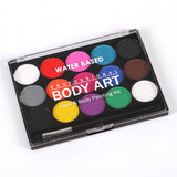 Maxbell 2 Sets 15 Colors Non-toxic Face Body Painting Halloween Fancy Party Art Kits