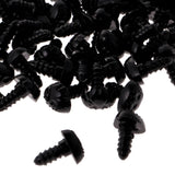 200 pcs Plastic Safety Nose for Bear Animal Toy Doll DIY 10x13mm & 9x12mm