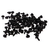 200 pcs Plastic Safety Nose for Bear Animal Toy Doll DIY 10x13mm & 9x12mm