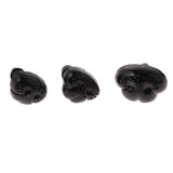 200 pcs Plastic Safety Nose for Bear Animal Toy Doll DIY 10x13mm & 9x12mm