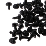 200 pcs Plastic Safety Nose for Bear Animal Toy Doll DIY 10x13mm & 9x12mm