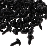 200 pcs Plastic Safety Nose for Bear Animal Toy Doll DIY 10x13mm & 9x12mm