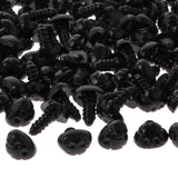 200 pcs Plastic Safety Nose for Bear Animal Toy Doll DIY 10x13mm & 9x12mm