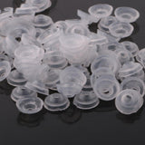 Maxbell 200 Pieces Plastic Safety Eyes for Bear Doll DIY Craft 10mm 12mm Clear