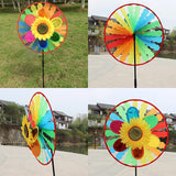 Maxbell Rainbow Windmill Wind windsocks Whirligig Wheel Windsocks Home Yard Camping Decor Outdoor Toy - Aladdin Shoppers