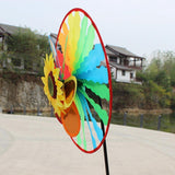 Maxbell Rainbow Windmill Wind windsocks Whirligig Wheel Windsocks Home Yard Camping Decor Outdoor Toy - Aladdin Shoppers