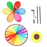 Maxbell Rainbow Windmill Wind windsocks Whirligig Wheel Windsocks Home Yard Camping Decor Outdoor Toy - Aladdin Shoppers