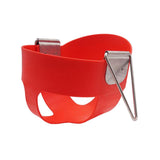 Maxbell High Quality Children High Back Full Bucket Swing Seat with Metal Triangle Playground Backyard Outdoor Fun Toy Red - Aladdin Shoppers