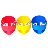 Maxbell High Quality Children High Back Full Bucket Swing Seat with Metal Triangle Playground Backyard Outdoor Fun Toy Red - Aladdin Shoppers