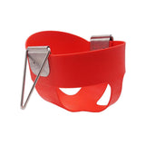 Maxbell High Quality Children High Back Full Bucket Swing Seat with Metal Triangle Playground Backyard Outdoor Fun Toy Red - Aladdin Shoppers