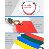 Maxbell Kids Tree Hanging Disc Rope Swing & Climbing Ladder Toy Set Garden Playing