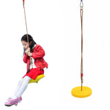 Maxbell Kids Tree Hanging Disc Rope Swing & Climbing Ladder Toy Set Garden Playing