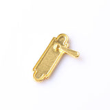 Maxbell 4x4 Pieces Dollhouse Miniature Alloy Door Locks 1/12 Dolls House Accessories