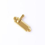 Maxbell 4x4 Pieces Dollhouse Miniature Alloy Door Locks 1/12 Dolls House Accessories