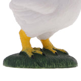 Maxbell Maxbell Environmental PVC Realistic Zoo Figures Jungle Farm Animals Cock Figurine Kids Toy Party Bag Favor White