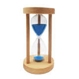Maxbell 2pcs 10 & 15 Minutes Wooden Sandglass Hourglass Timer Clock Timing Exercise