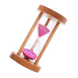 Maxbell 2pcs 10 & 15 Minutes Wooden Sandglass Hourglass Timer Clock Timing Exercise