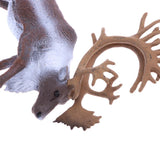 Maxbell Maxbell Realistic Animal Model Wild Reindeer Action Figure Figurine Children Kids Nature & Science Learning Toy Gag Toy Practical Jokes