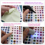 Maxbell Plastic Concave Eyes & Eyes Chips Pattern for 12inch Blythe Doll DIY Making