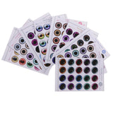 Maxbell Plastic Concave Eyes & Eyes Chips Pattern for 12inch Blythe Doll DIY Making