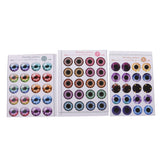 Maxbell Plastic Concave Eyes & Eyes Chips Pattern for 12inch Blythe Doll DIY Making