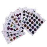 Maxbell Plastic Concave Eyes & Eyes Chips Pattern for 12inch Blythe Doll DIY Making