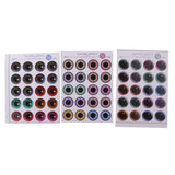 Maxbell Plastic Concave Eyes & Eyes Chips Pattern for 12inch Blythe Doll DIY Making