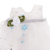 7xCute Flower White Sleeveless Princess Dress Outfit for 20cm 8'' Blythe Dolls
