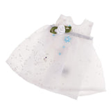 7xCute Flower White Sleeveless Princess Dress Outfit for 20cm 8'' Blythe Dolls