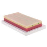 Maxbell 2 Sets Human Skin Wound Suture Pad Model Suturing Repeated Practice Kits