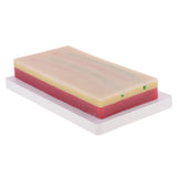 Maxbell Suturing Practice Kit 3 Layers Skin Fat Muscle Suture Pad Human Skin Training Model School Teaching Tool